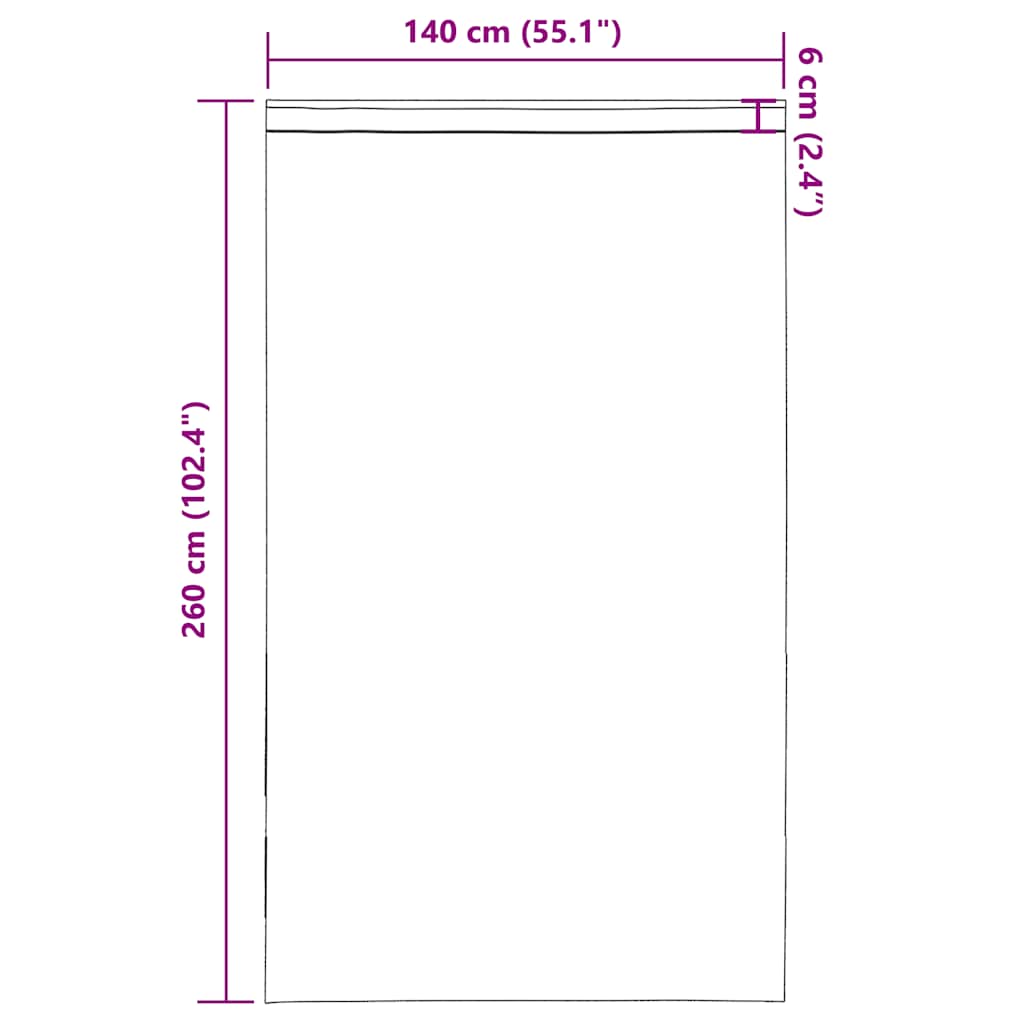 Tende in Voile con Tasche per Aste 2 pz Blu Reale