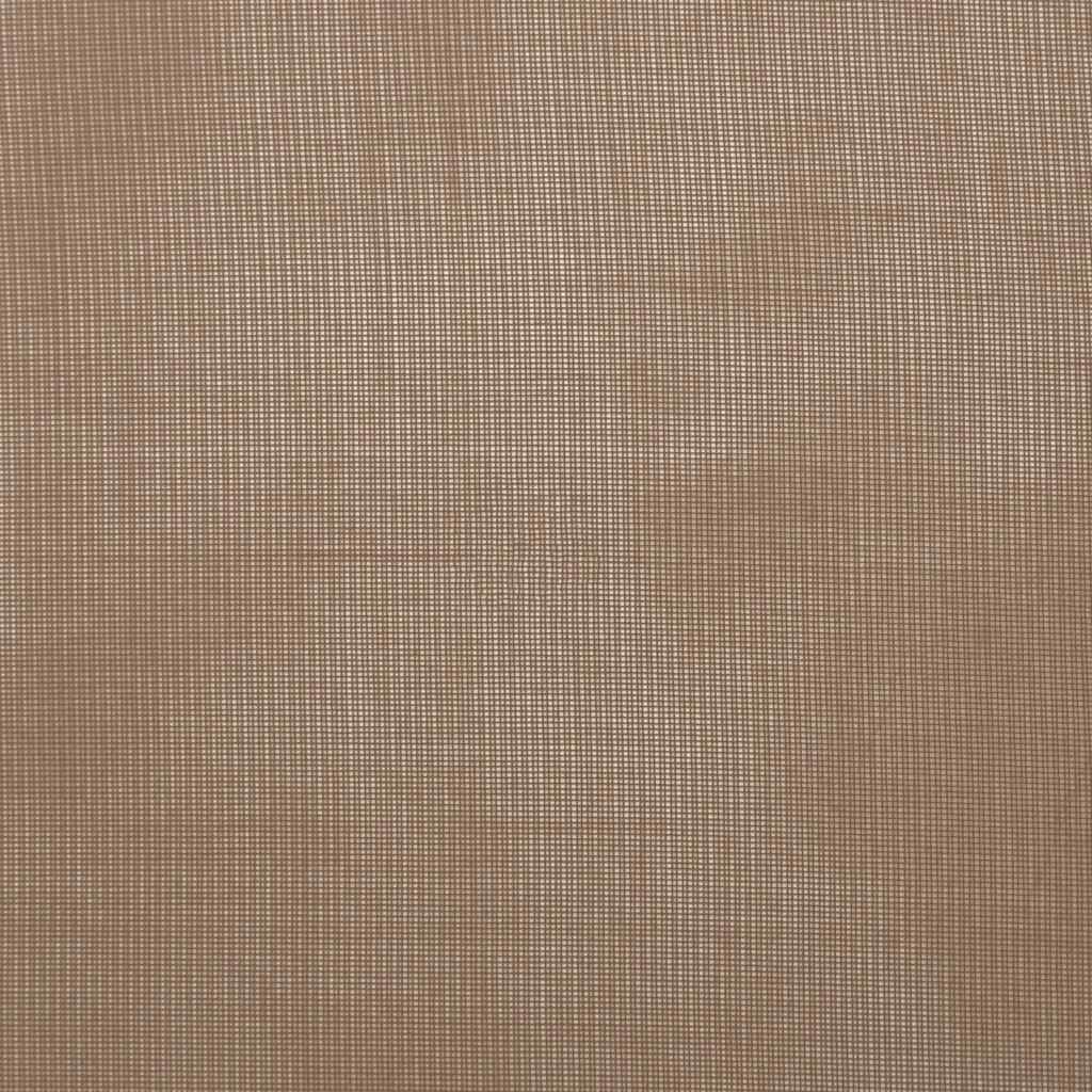 Tende in Voile con Tasche per Aste 2 pz Marrone Chiaro