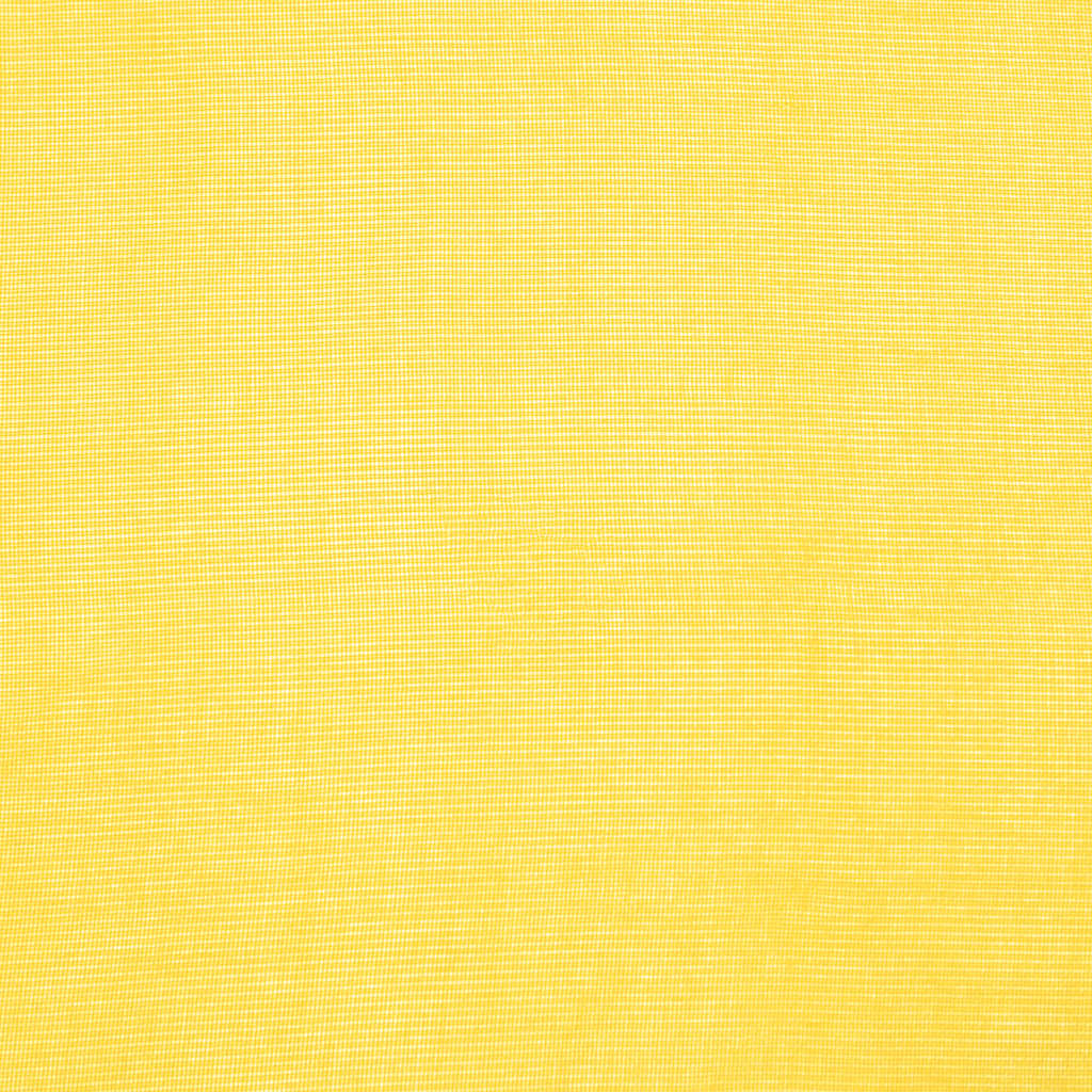 Tende in Voile con Tasche per Aste 2 pz Giallo
