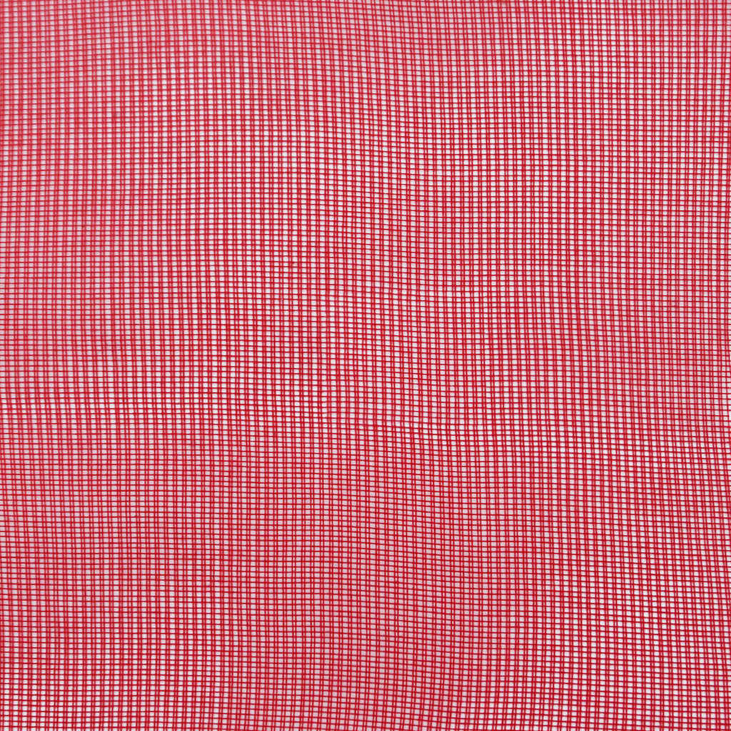 Tende in Voile con Tasche per Aste 2 pz Rosso Vino