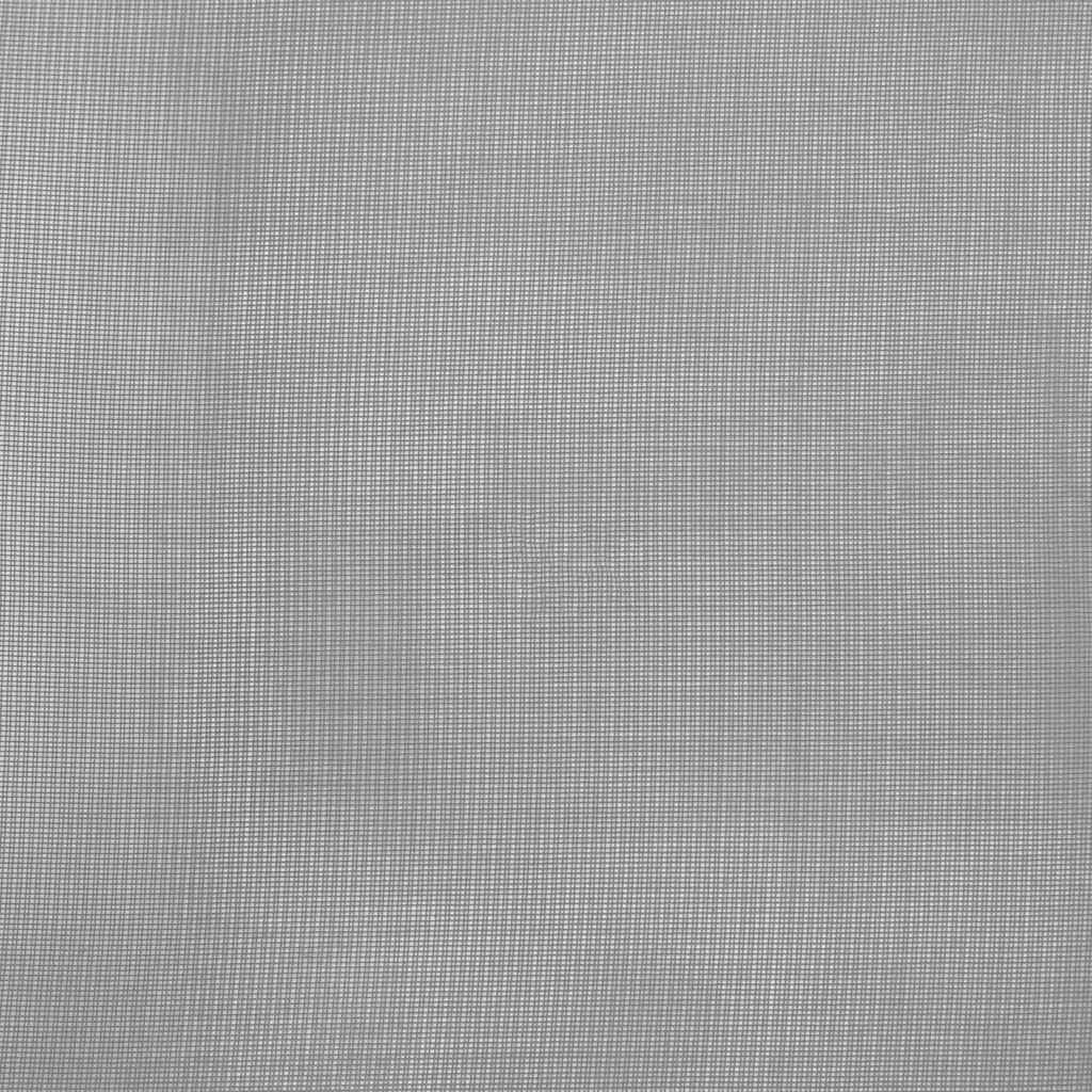 Tende in Voile con Passanti 2 pz Grigio Scuro 140x245 cm