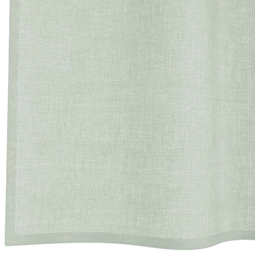 Tende in Voile con Passanti 2 pz Grigio Chiaro 140x140 cm