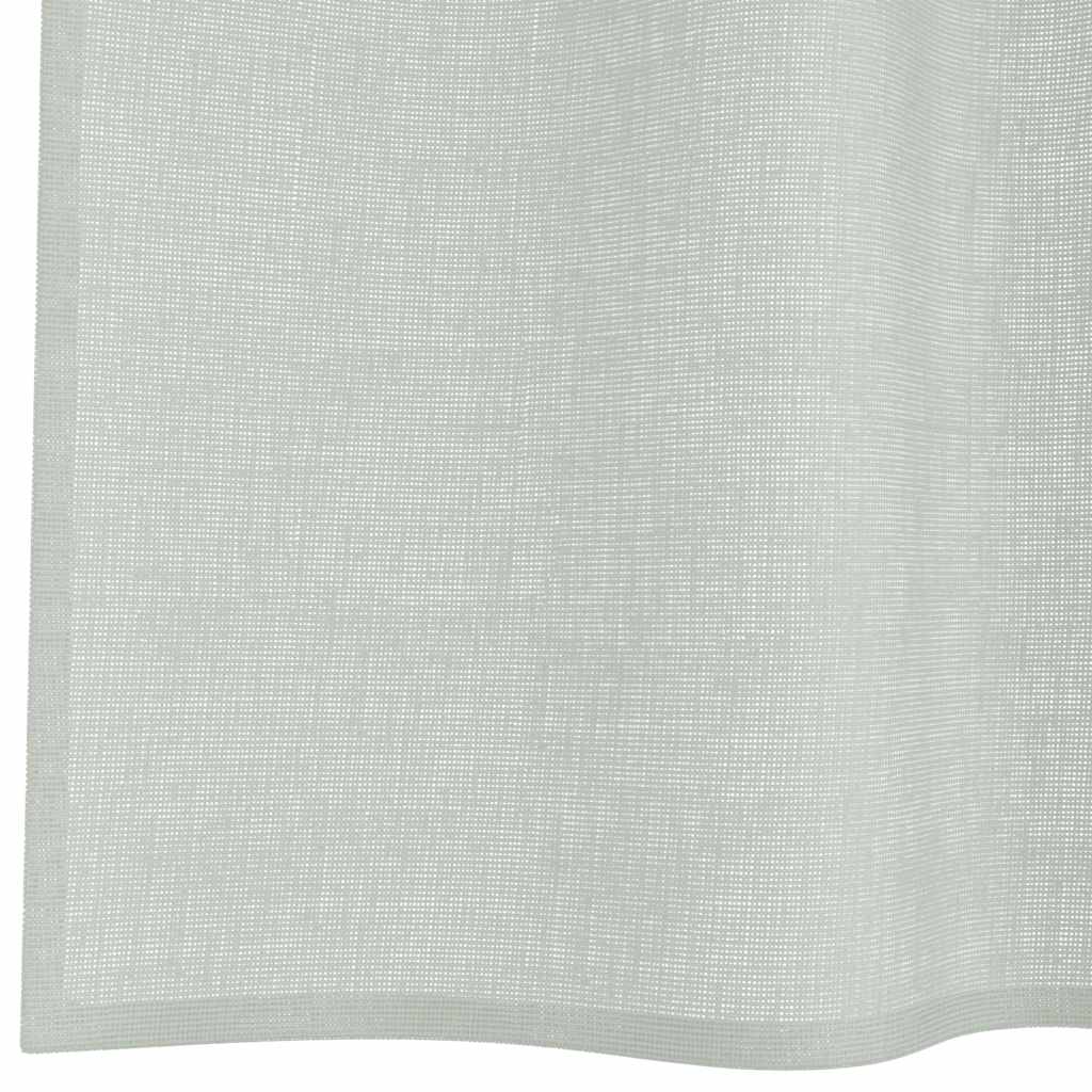 Tende in Voile con Passanti 2 pz Grigio Chiaro 140x175 cm