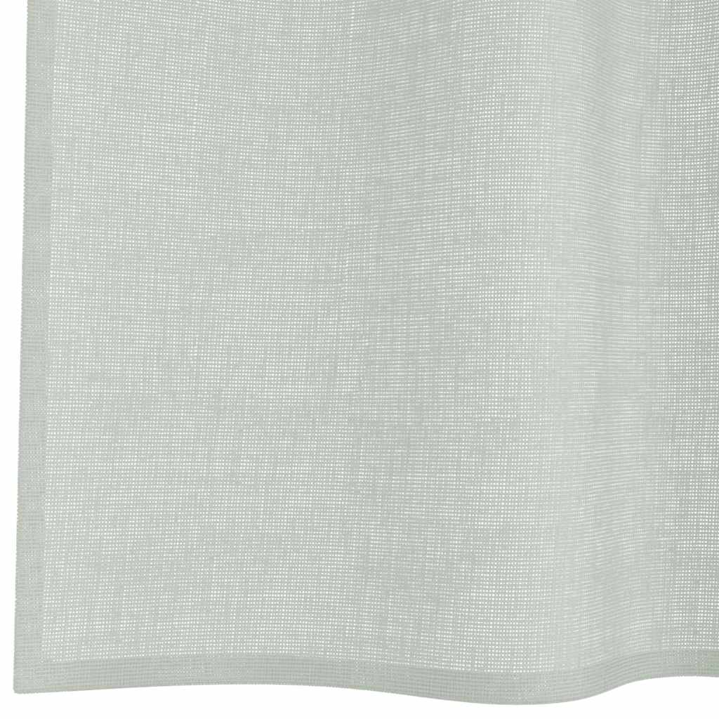 Tende in Voile con Passanti 2 pz Grigio Chiaro 140x245 cm