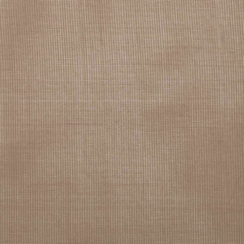 Tende in Voile con Passanti 2 pz Marrone Chiaro 140x260 cm