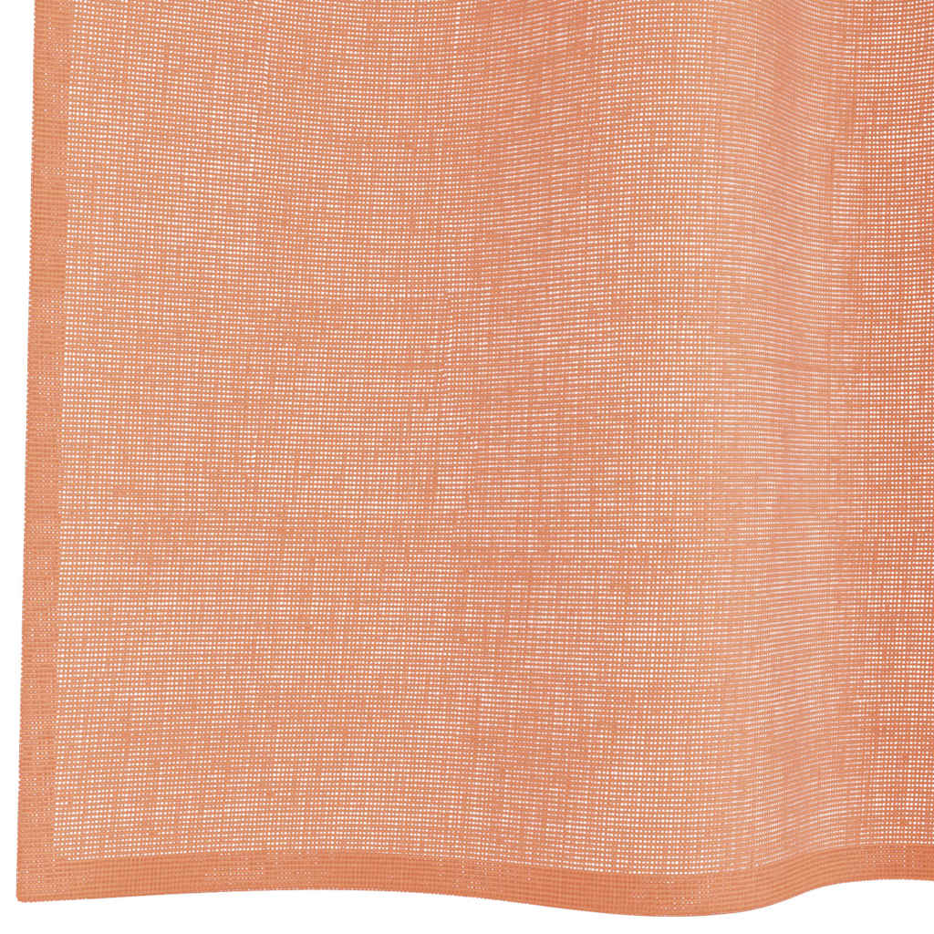 Tende in Voile con Passanti 2 pz Terracotta 140x245 cm