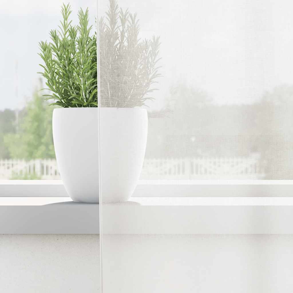 Tende in Voile con Passanti 2 pz Bianco 140x175 cm