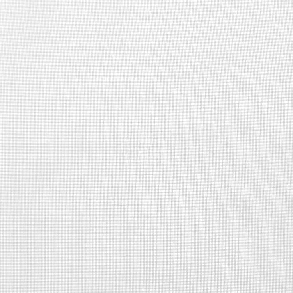 Tende in Voile con Passanti 2 pz Bianco 140x245 cm