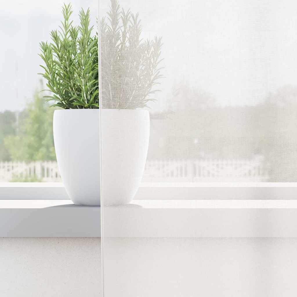 Tende in Voile con Passanti 2 pz Bianco 140x260 cm