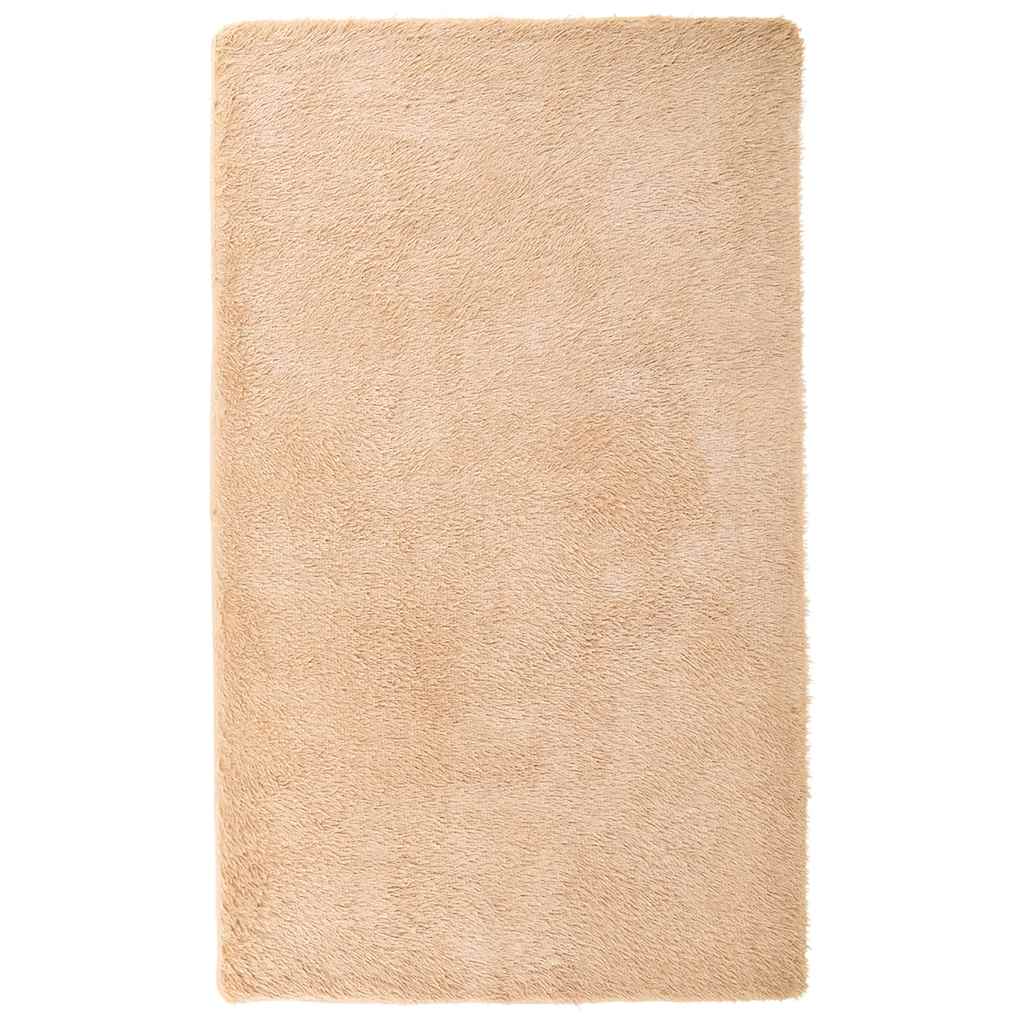 Tappeto Shaggy a Pelo Lungo NAVARRA Beige 60x100 cm poliestere