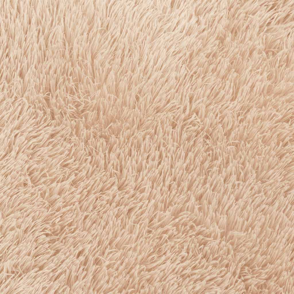 Tappeto Shaggy a Pelo Lungo NAVARRA Beige 60x100 cm poliestere
