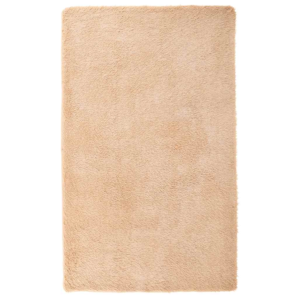 Tappeto Shaggy a Pelo Lungo NAVARRA Beige 80x150 cm poliestere