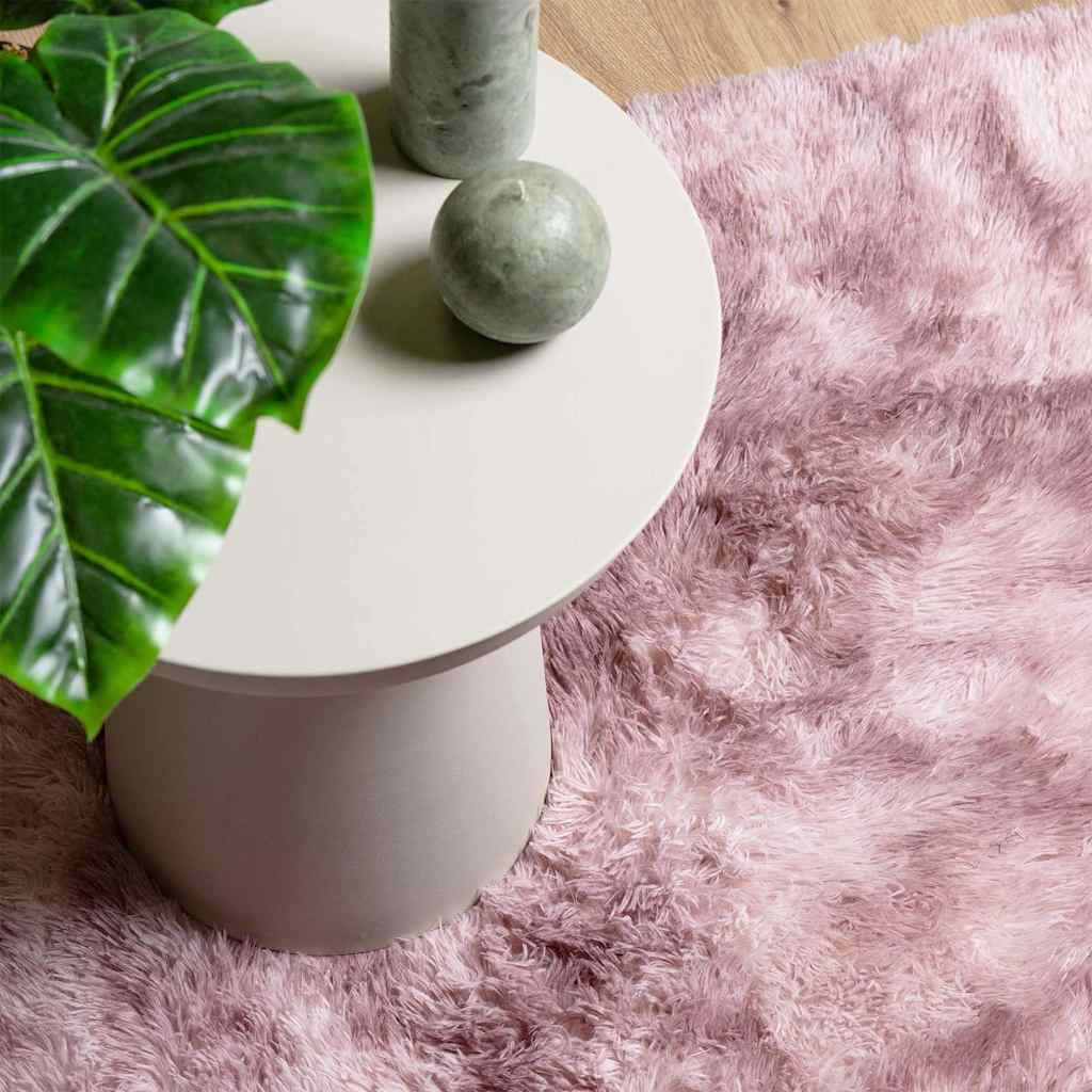 Tappeto Shaggy a Pelo Lungo NAVARRA Rosa Antico 80x150 cm