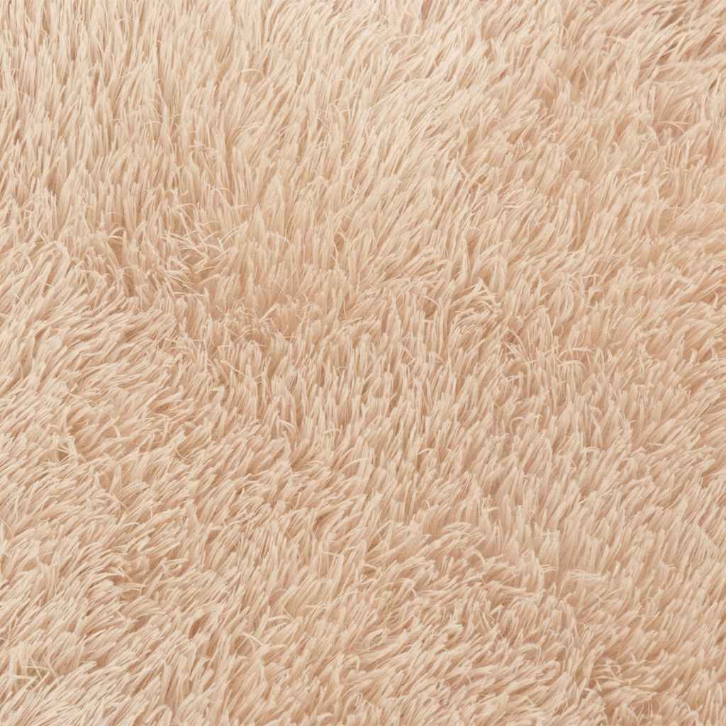 Tappeto Shaggy a Pelo Lungo NAVARRA Beige 160x230 cm poliestere