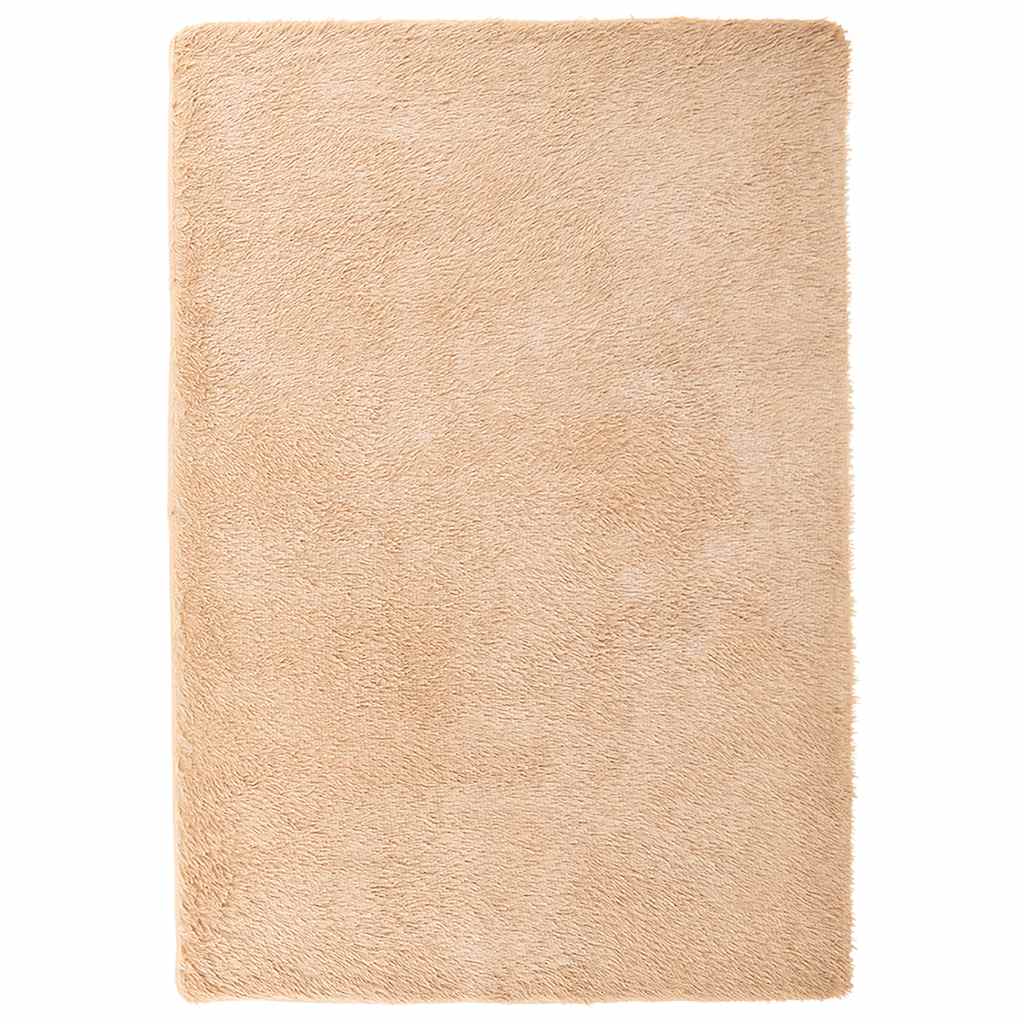Tappeto Shaggy a Pelo Lungo NAVARRA Beige 200x290 cm poliestere