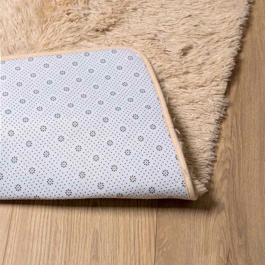 Tappeto Shaggy a Pelo Lungo NAVARRA Beige 200x290 cm poliestere