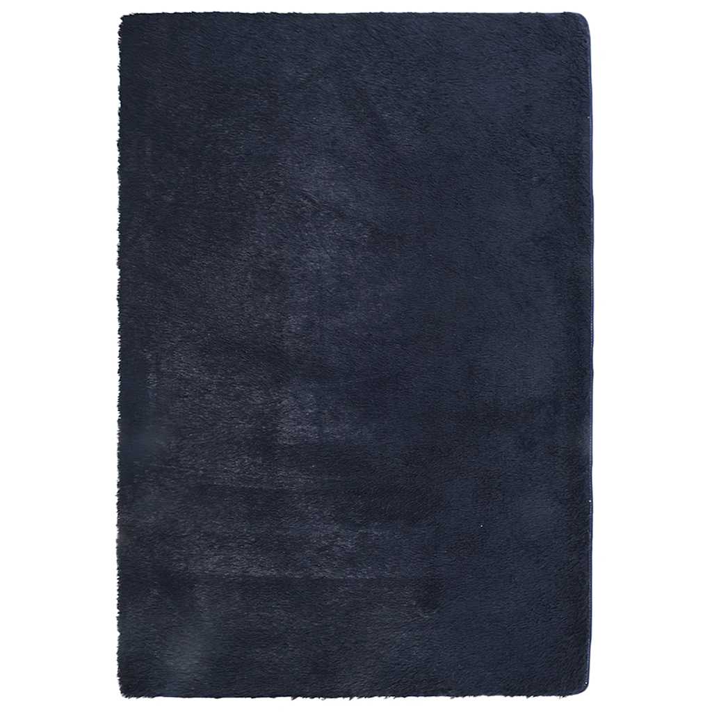 Tappeto Shaggy a Pelo Lungo NAVARRA Blu Marino 200x290 cm