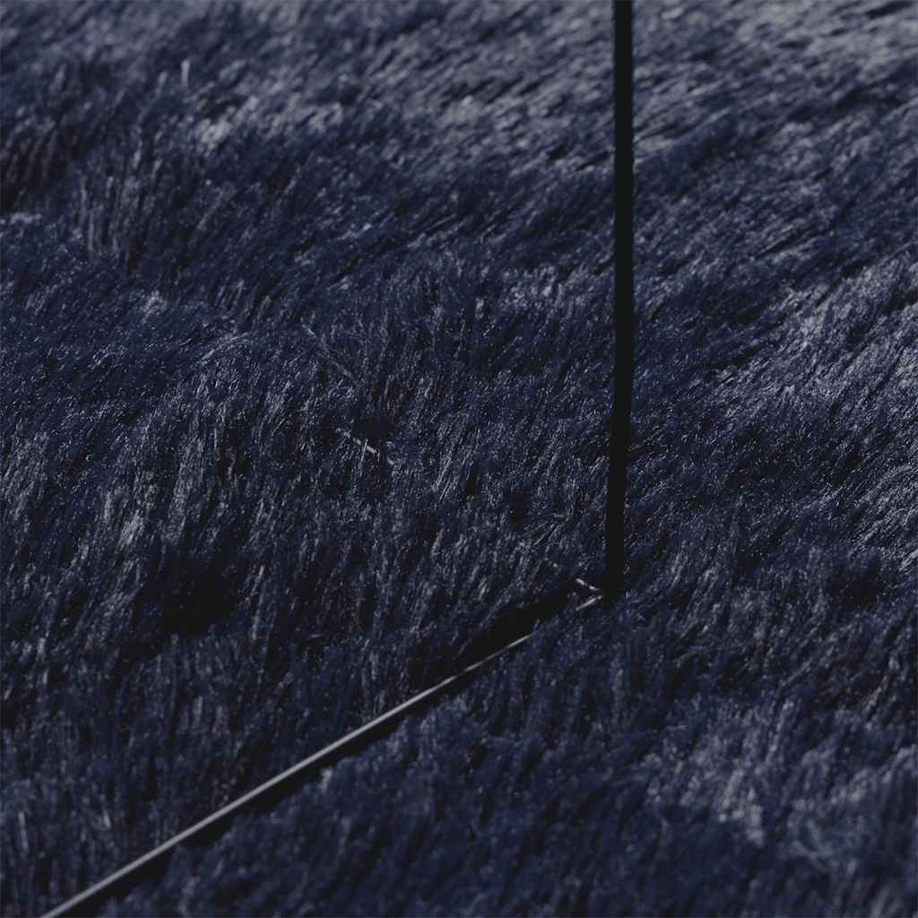 Tappeto Shaggy a Pelo Lungo NAVARRA Blu Marino 200x290 cm