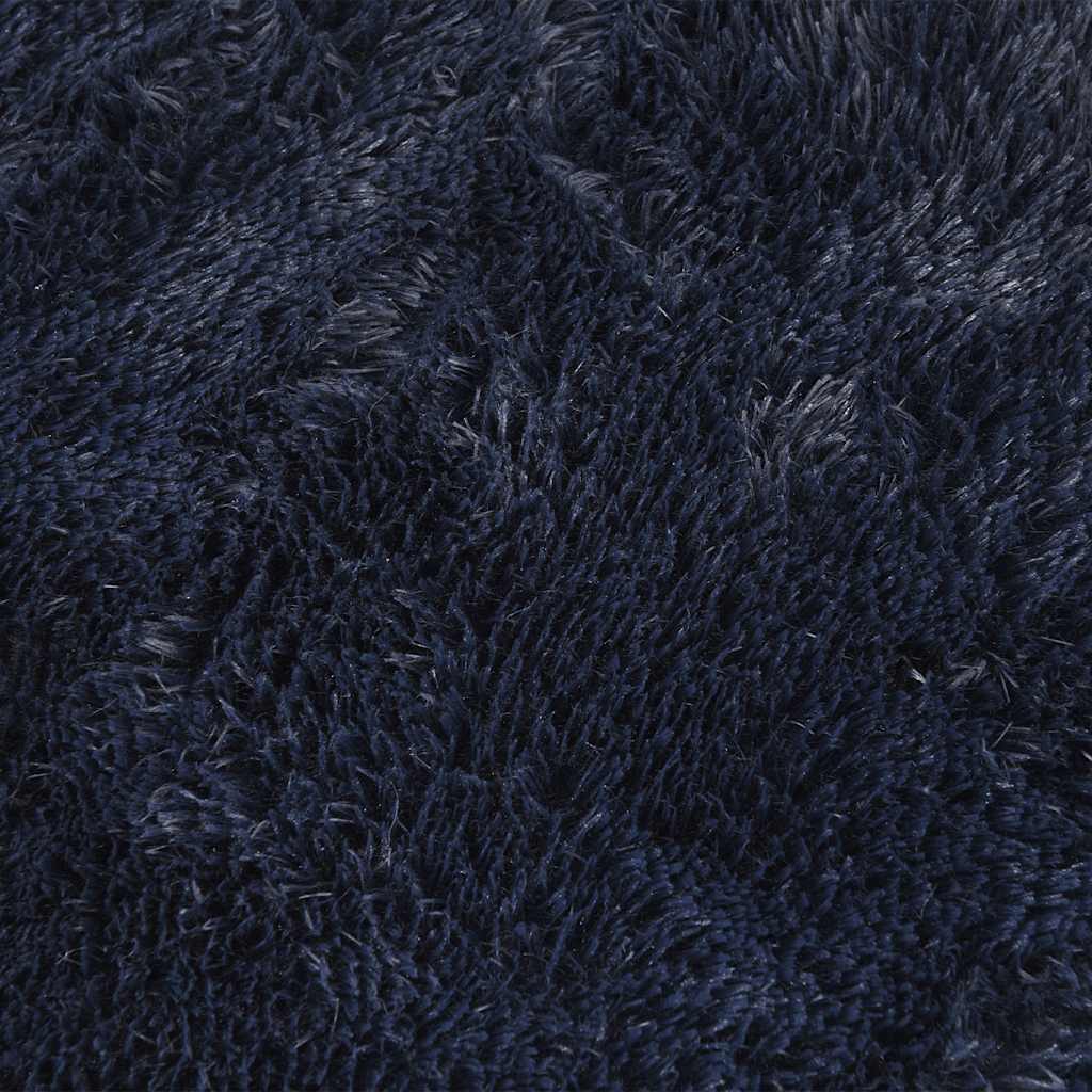 Tappeto Shaggy a Pelo Lungo NAVARRA Blu Marino 200x290 cm