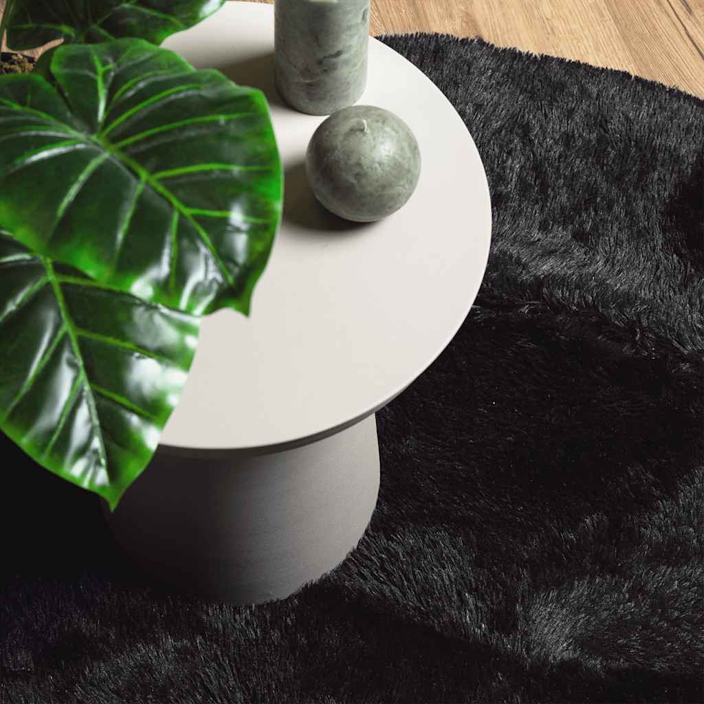 Tappeto Shaggy a Pelo Lungo NAVARRA Nero 300x200 cm poliestere