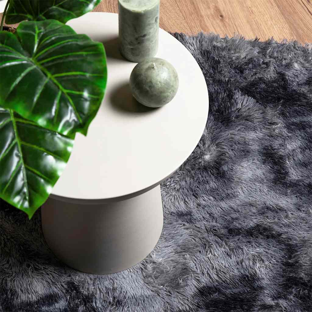 Tappeto Shaggy a Pelo Lungo NAVARRA Grigio Scuro 300x200 cm