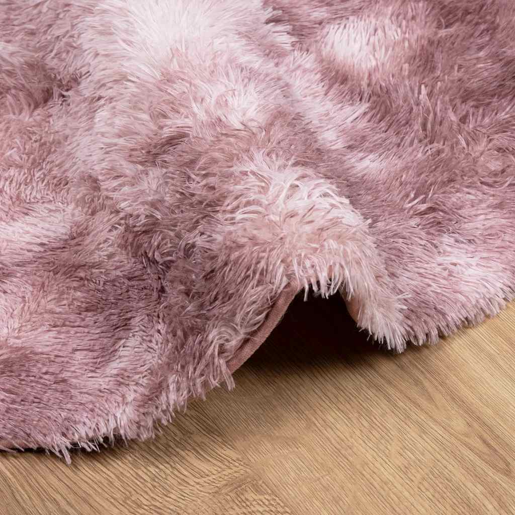 Tappeto Shaggy a Pelo Lungo NAVARRA Rosa Antico 300x200 cm
