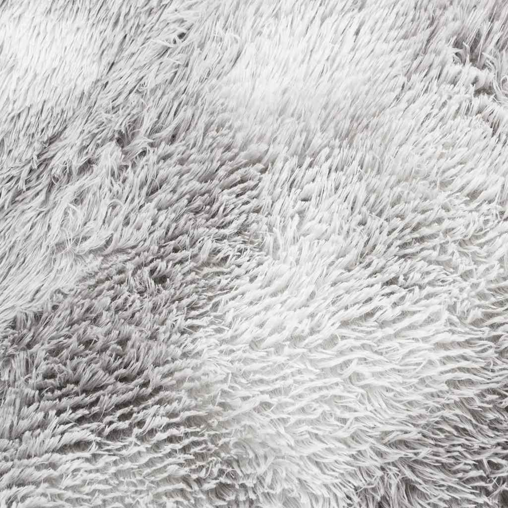 Tappeto Shaggy a Pelo Lungo NAVARRA Grigio Argento 300x200 cm