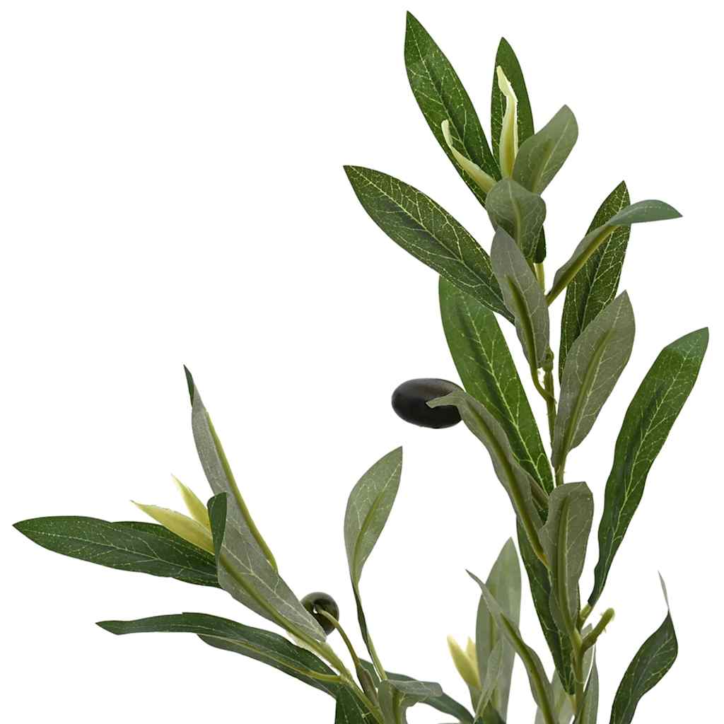 Albero Ulivo Artificiale 450 Foglie 120 cm Verde