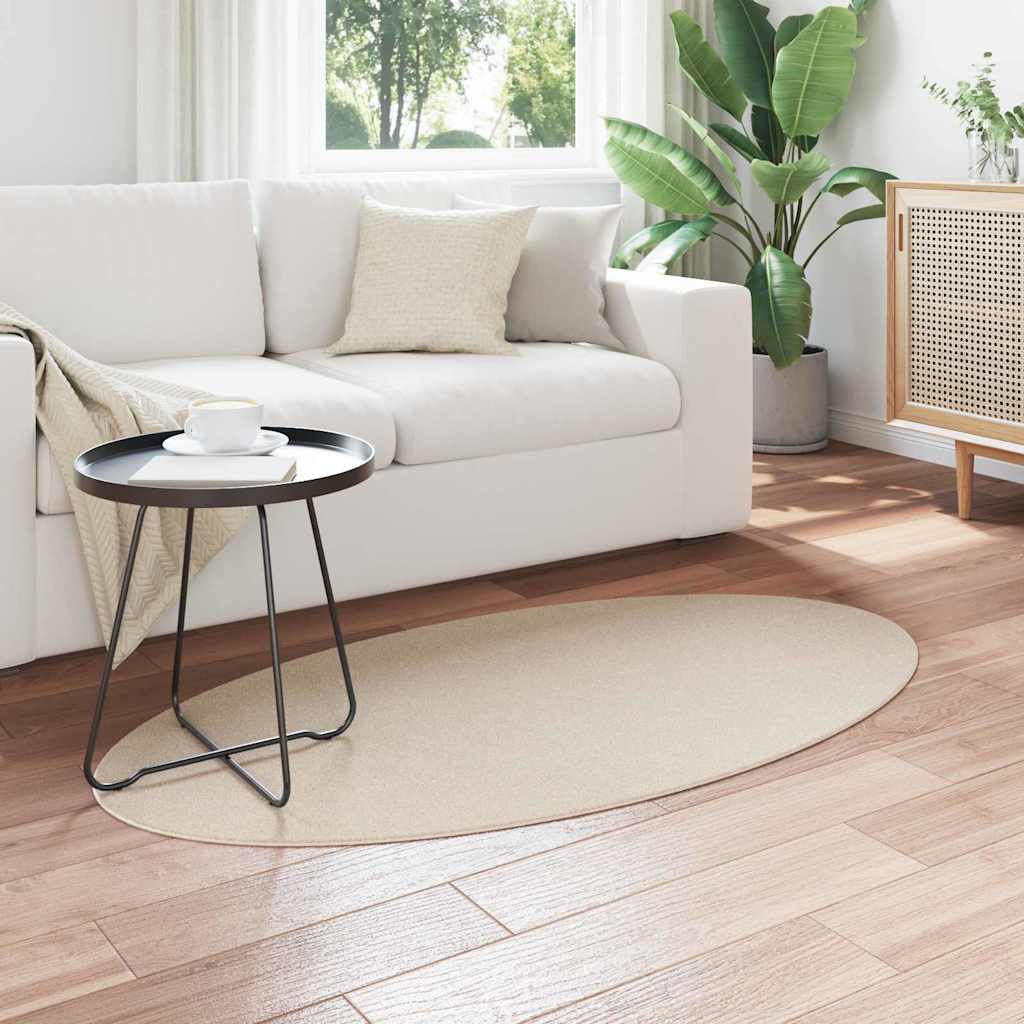 Tappeto HUARTE Beige 80 x 150 cm 100% Poliestere