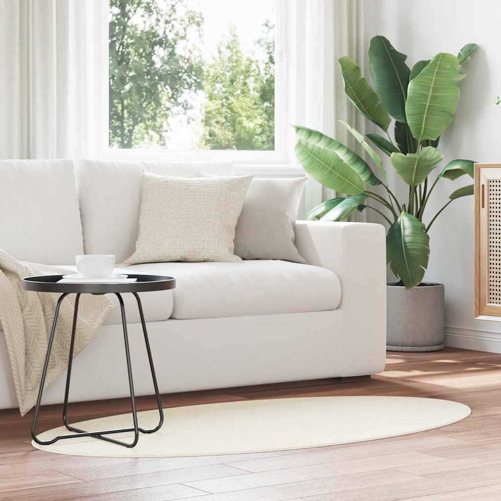 Tappeto HUARTE Crema 80 x 150 cm 100% Poliestere