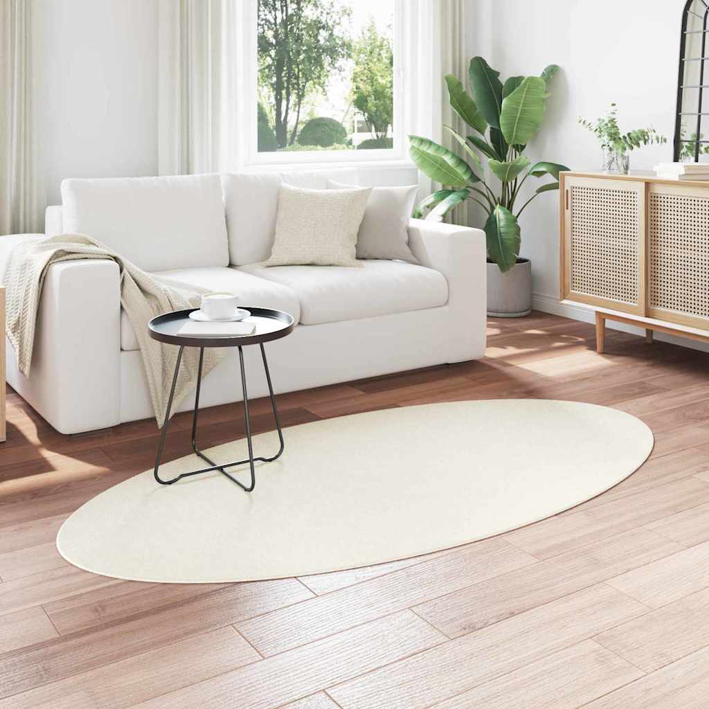 Tappeto HUARTE Crema 100 x 200 cm 100% Poliestere