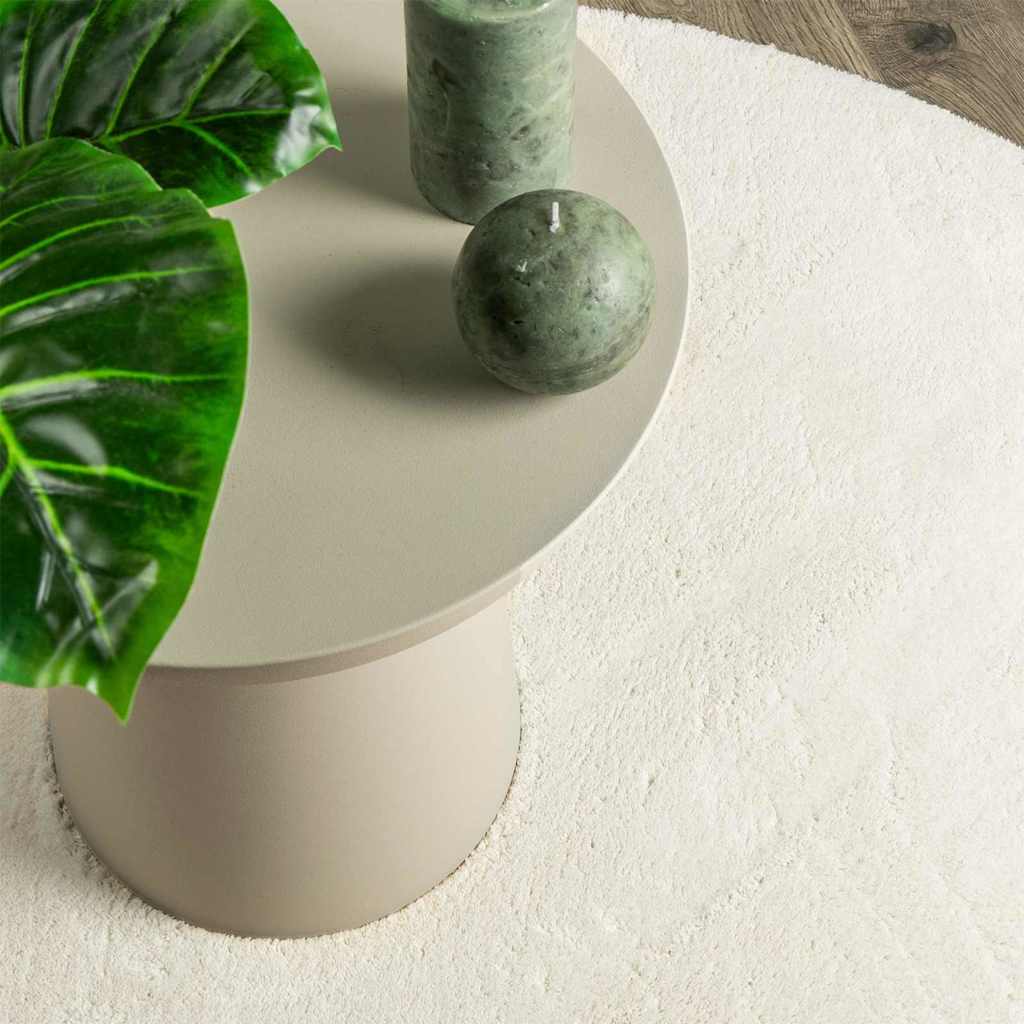 Tappeto HUARTE Crema 140 x 200 cm 100% Poliestere