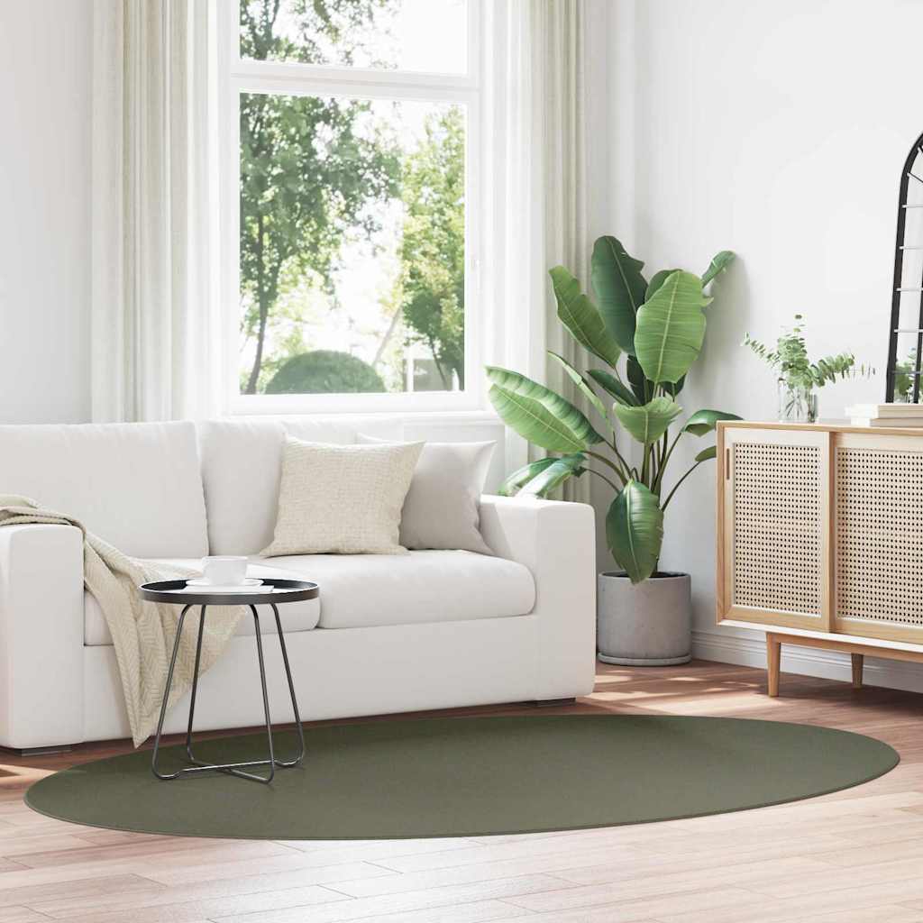 Tappeto HUARTE Verde Foresta 160 x 230 cm 100% Poliestere
