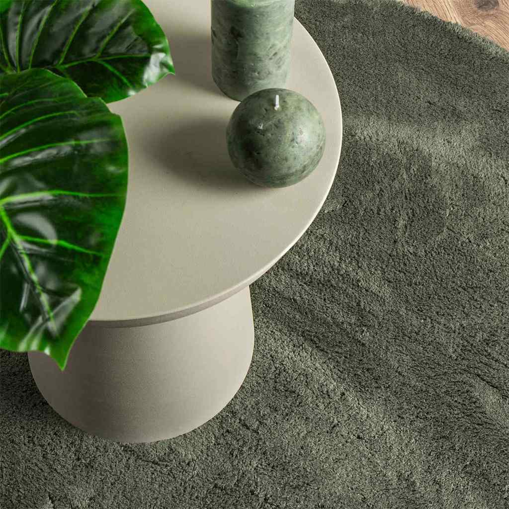 Tappeto HUARTE Verde Foresta 160 x 230 cm 100% Poliestere