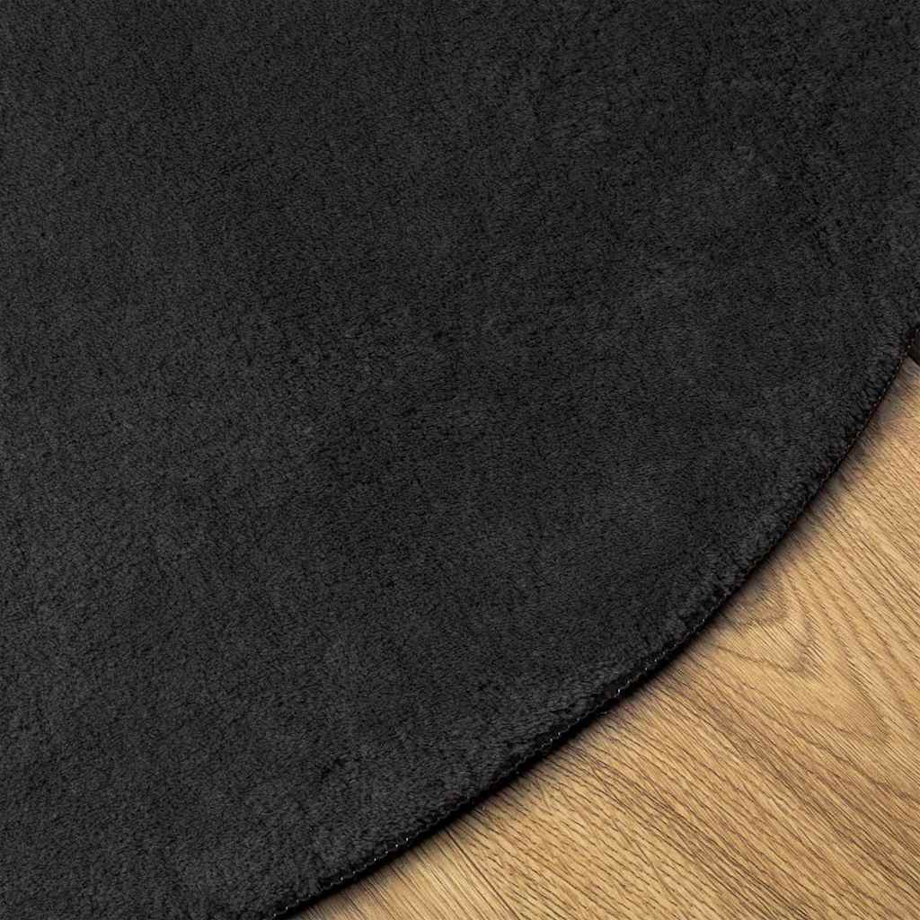 Tappeto HUARTE Nero 120 x 170 cm 100% Poliestere