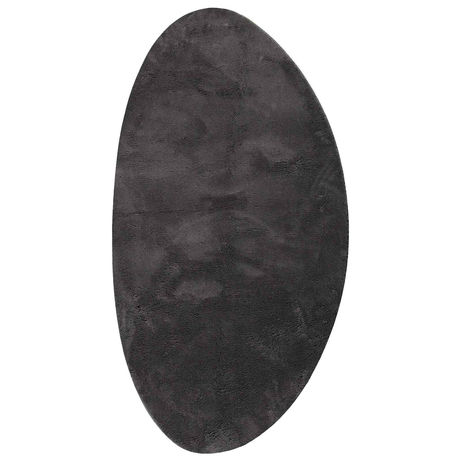 Tappeto HUARTE Antracite 80 x 150 cm Poliestere