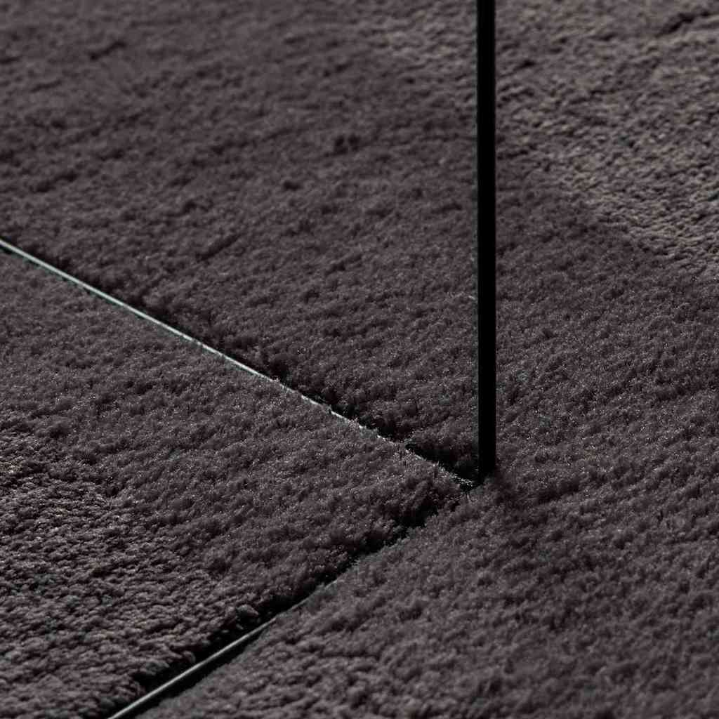 Tappeto HUARTE Antracite 160 x 230 cm Poliestere