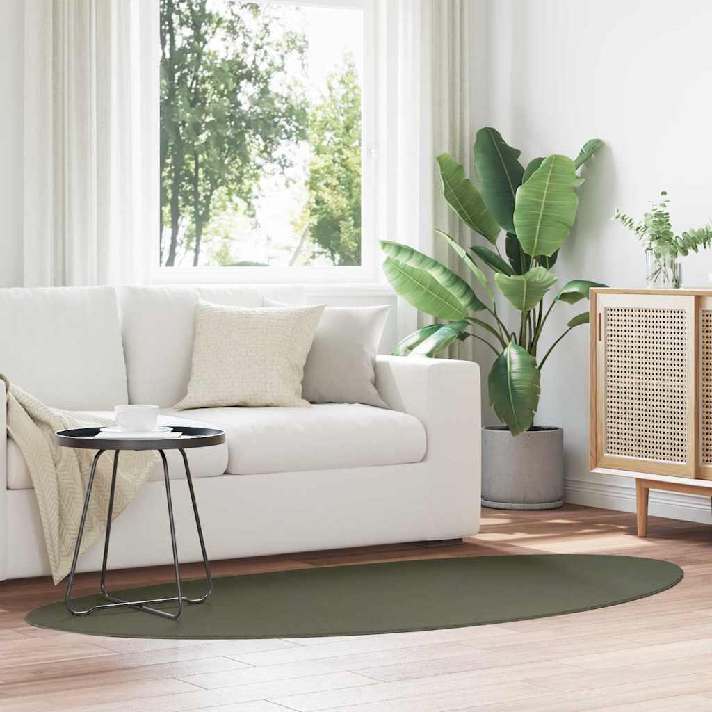 Tappeto HUARTE Verde foresta 100 x 200 cm Poliestere