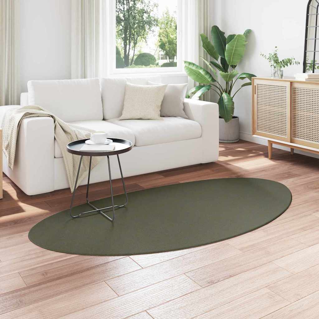 Tappeto HUARTE Verde foresta 100 x 200 cm Poliestere