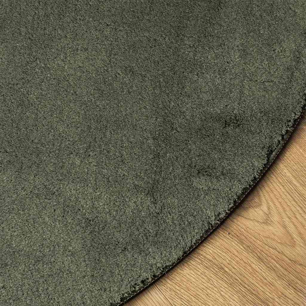 Tappeto HUARTE Verde foresta 100 x 200 cm Poliestere