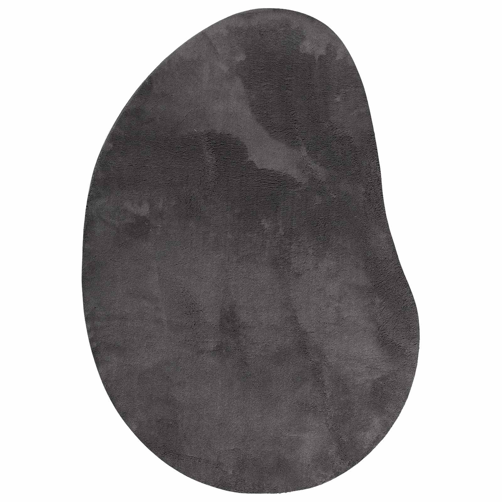 Tappeto HUARTE Antracite 100 x 200 cm Poliestere