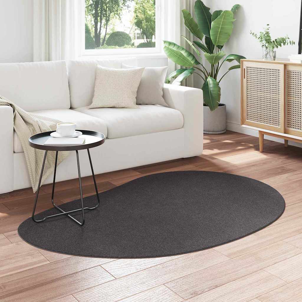 Tappeto HUARTE Antracite 120 x 170 cm Poliestere