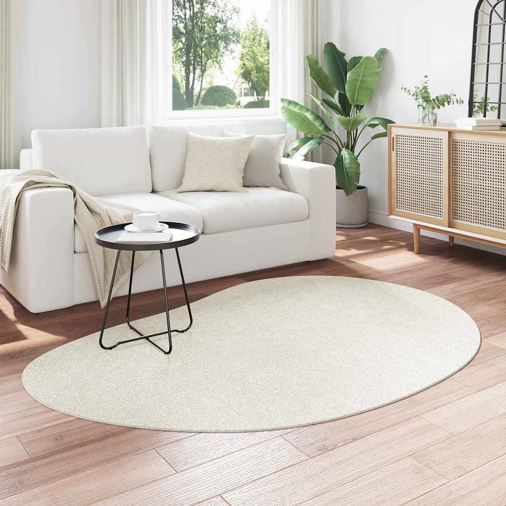 Tappeto HUARTE Crema 140 x 200 cm Poliestere