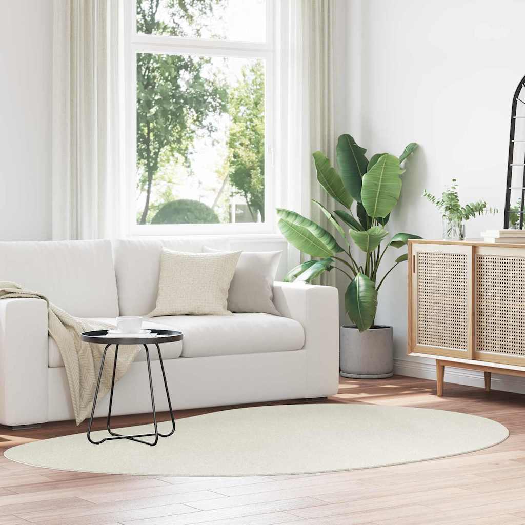 Tappeto HUARTE Crema 160 x 230 cm Poliestere
