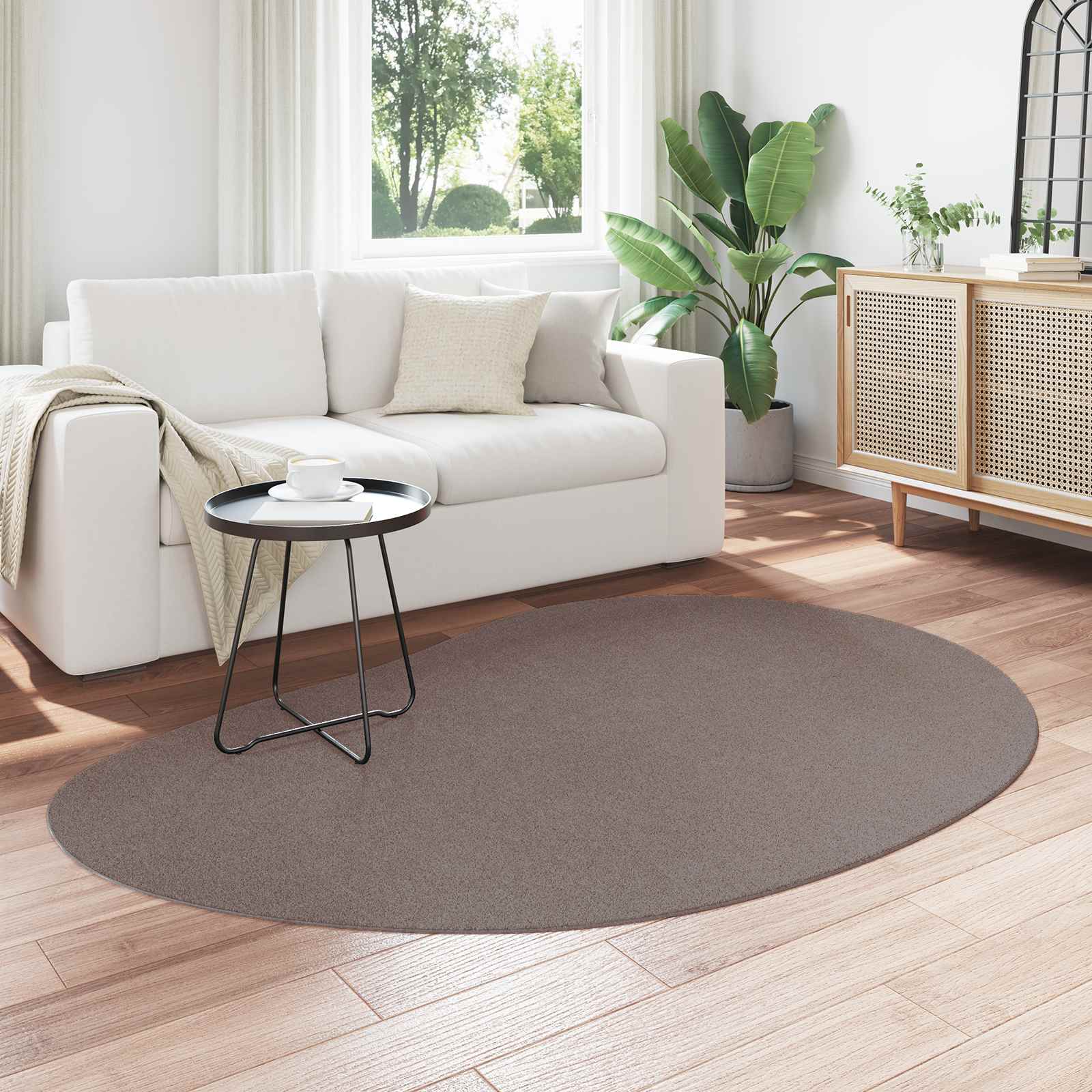 Tappeto HUARTE Sabbia 140 x 200 cm Poliestere