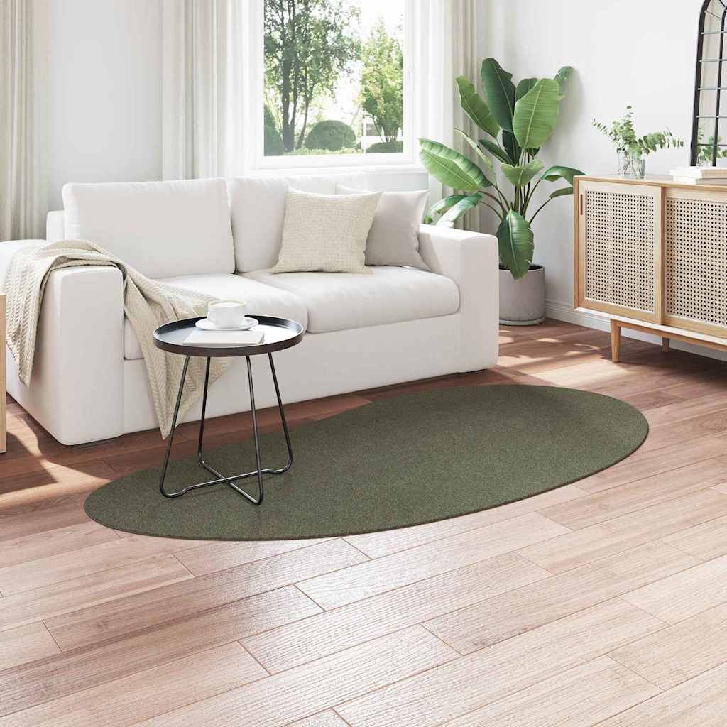 Tappeto HUARTE Verde foresta 100 x 200 cm Poliestere