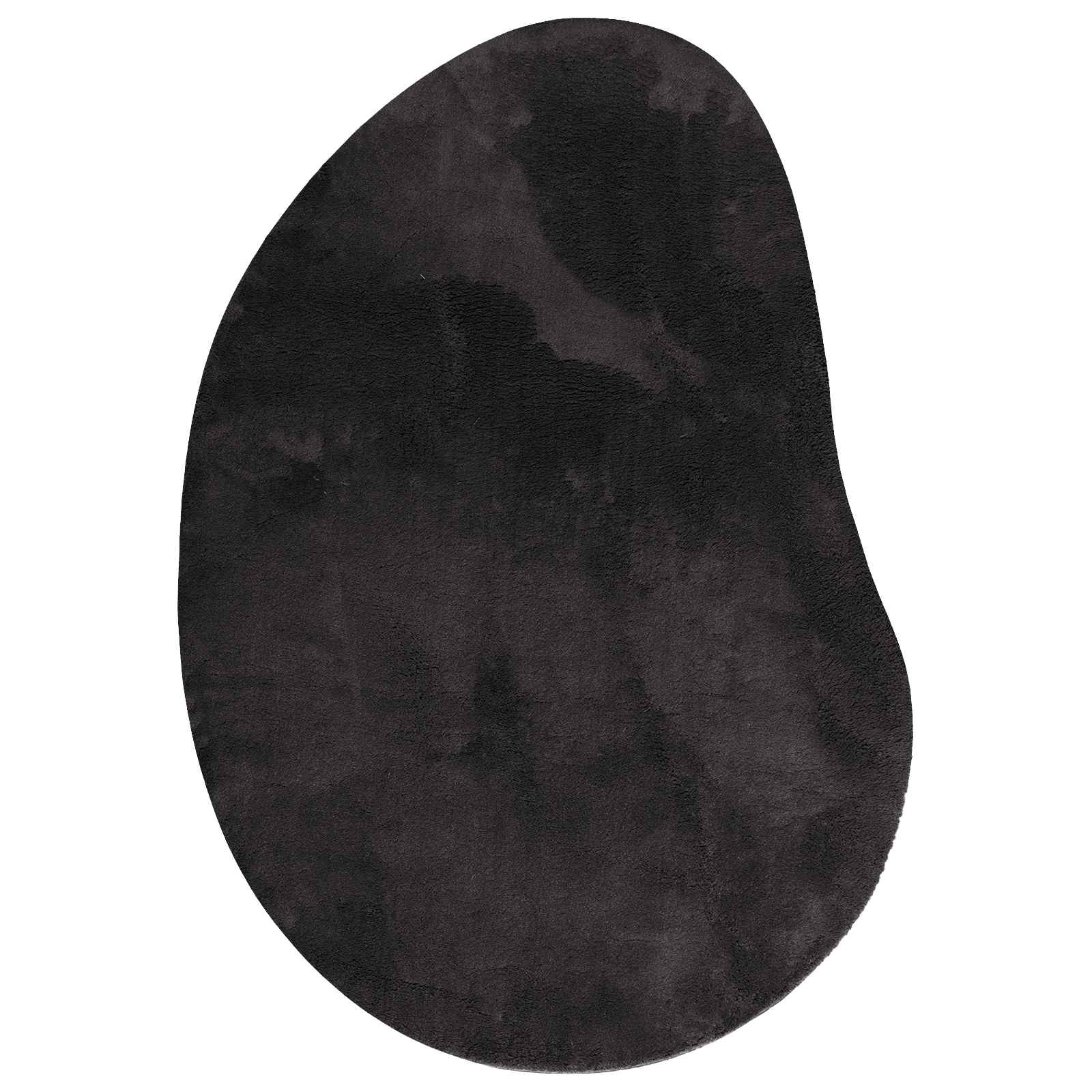 Tappeto HUARTE Nero 80 x 150 cm Poliestere