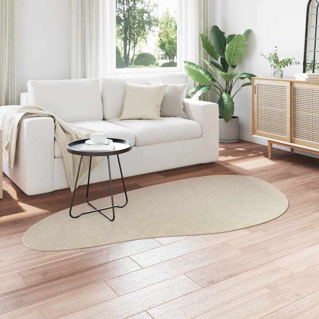 Tappeto HUARTE Beige 100 x 200 cm Poliestere