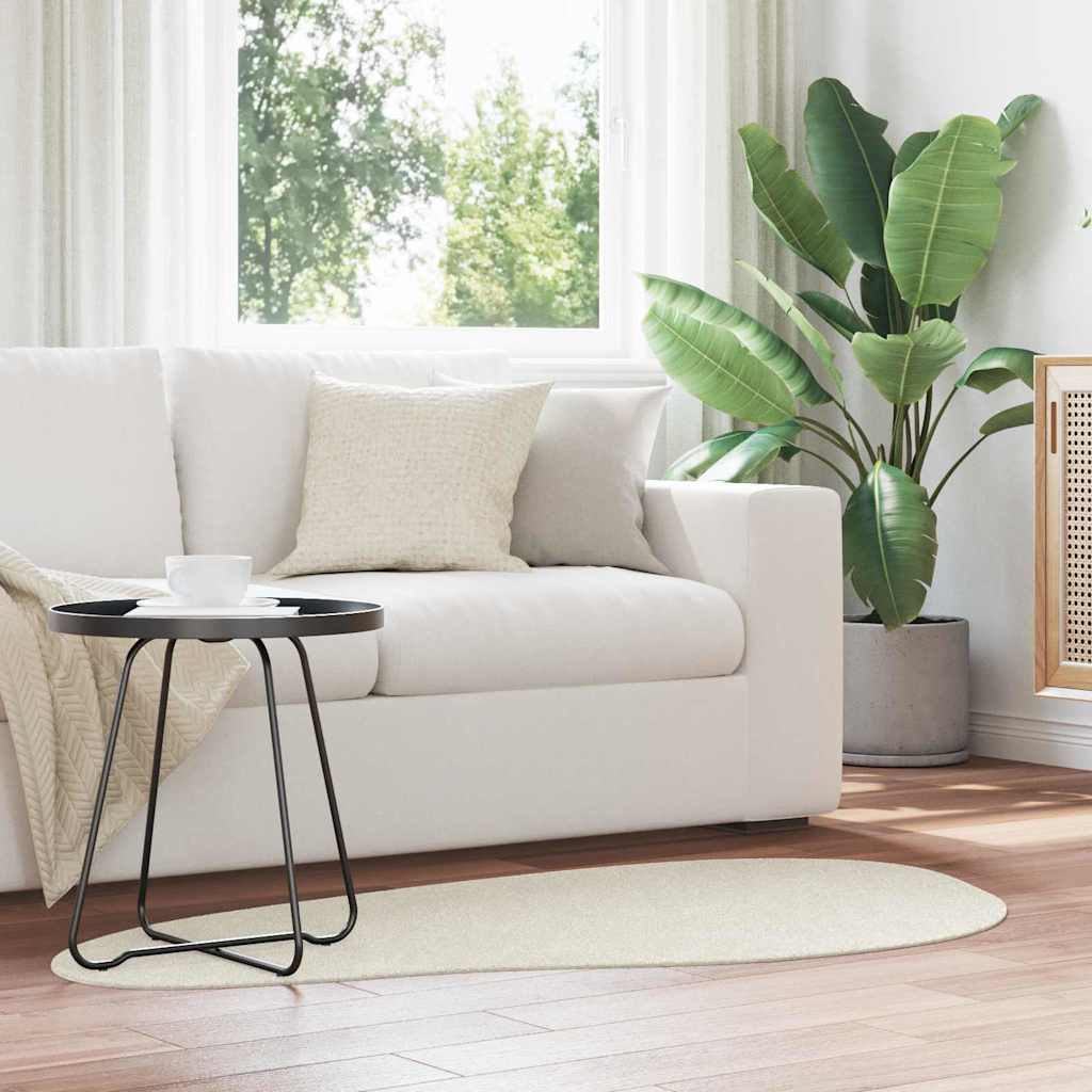 Tappeto HUARTE Crema 80 x 150 cm Poliestere