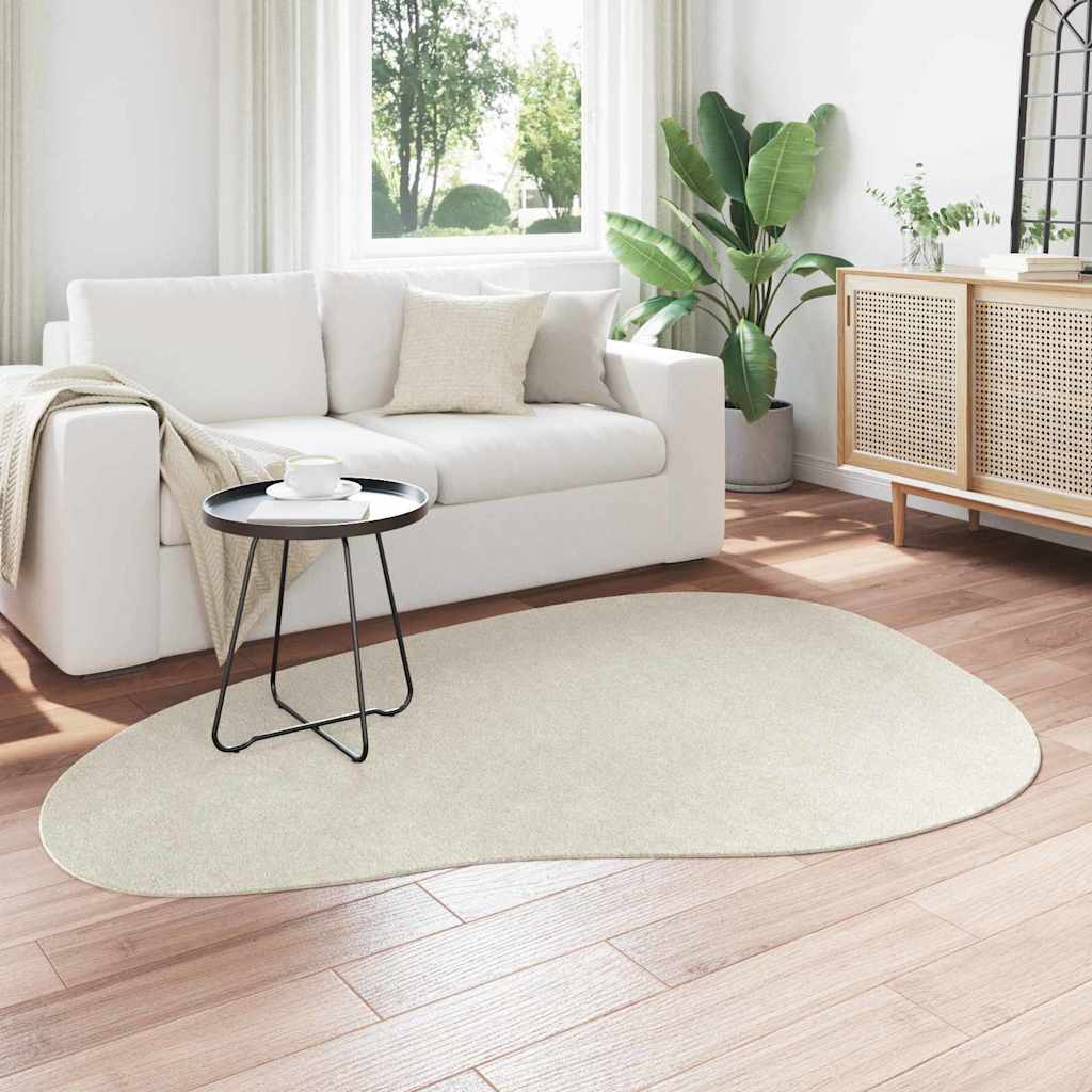 Tappeto HUARTE Crema 140 x 200 cm Poliestere